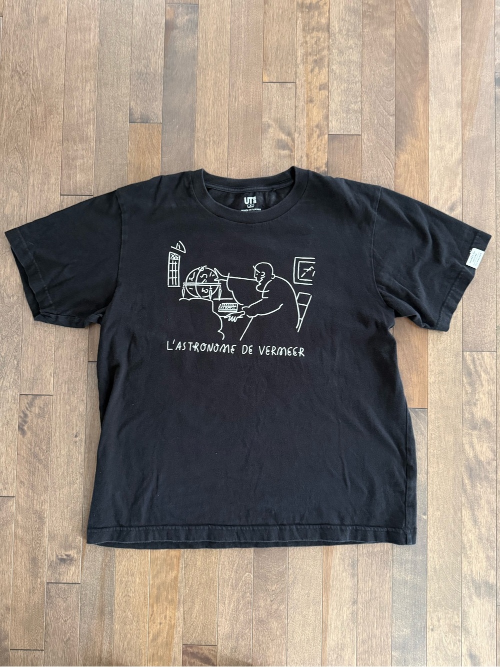 UNIQLO UT × Musée du Louvre × Yu Nagaba – Men’s Graphic Tee, Size Medium, Black